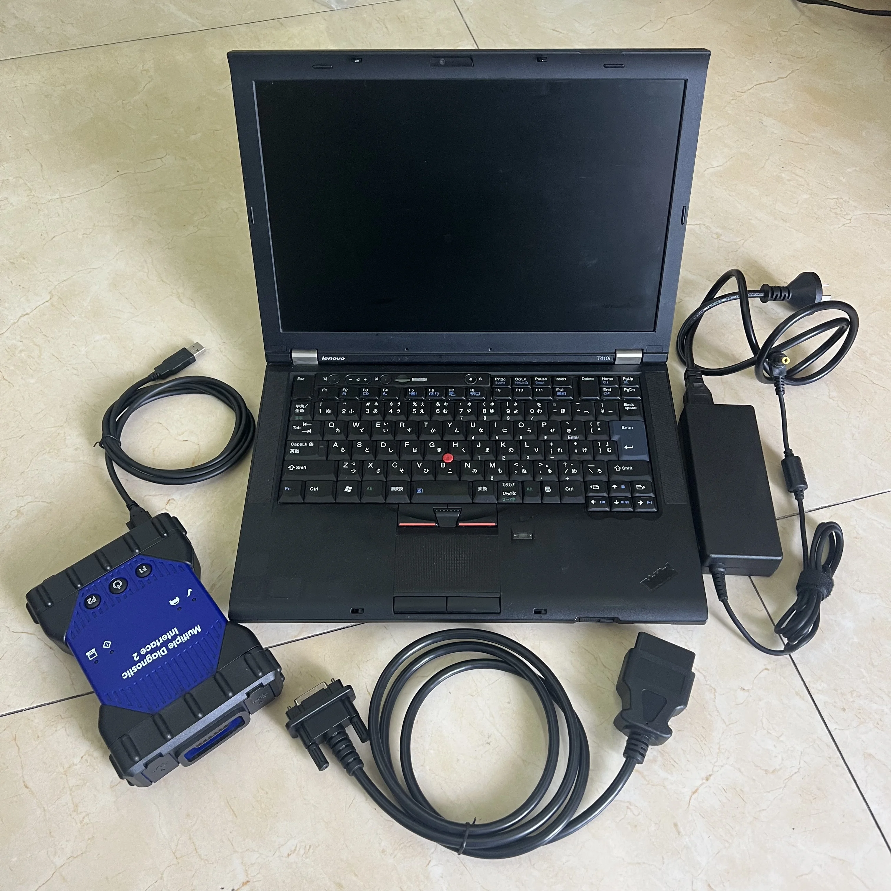 Mehrfache Diagnoseschnittstelle WIFI MDI OBD2 MDI GDS2 Tech2win HDD 320 GB im T410-Laptop 8 GB T420 Funktionfertig Image