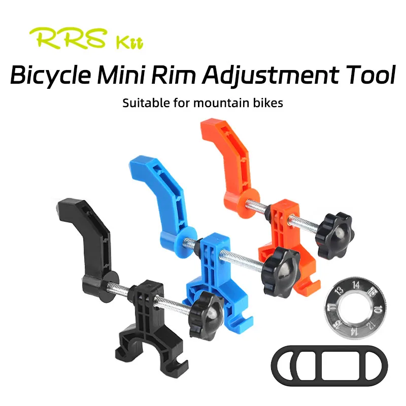 Rrskit Mini Fahrrad Rad Abrichten Ständer Fahrrad Felgen Einstellung Werkzeuge MTB Fahrrad Rad Wartung Werkzeuge Radfahren Zubehör