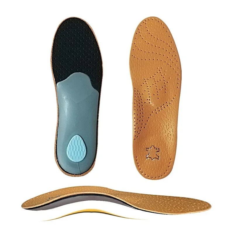 Arch Support Einlegesohlen ortho pä dische Einlegesohlen für Schuhe Pads Planta rfasziitis Qualität Rindsleder Desodor ierung für Mann Frau Schuhe in lagen