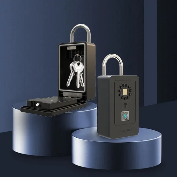 Wsdcam Smart Fingerprint Key Aufbewahrung sbox Bluetooth Wireless Passwort Aufbewahrung sbox sichere Sicherheit Anti-Diebstahl-Box