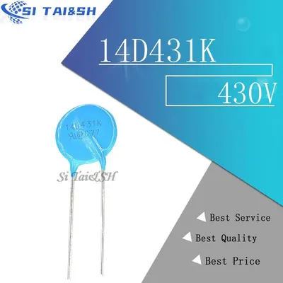 20 stücke Varis tor 14 d431k 430v Piezo widerstand 14 d431 Image