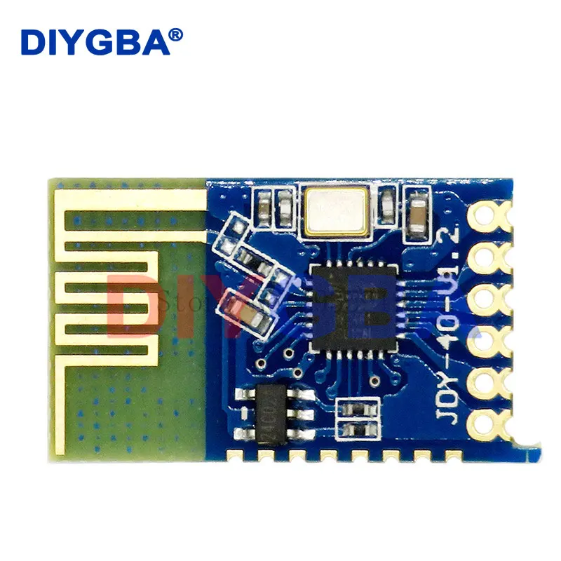 10 Stück JDY-40 2,4 G drahtloser serieller Port-Übertragungs-Transceiver und Fernkommunikationsmodul Super NRF24L01 Image