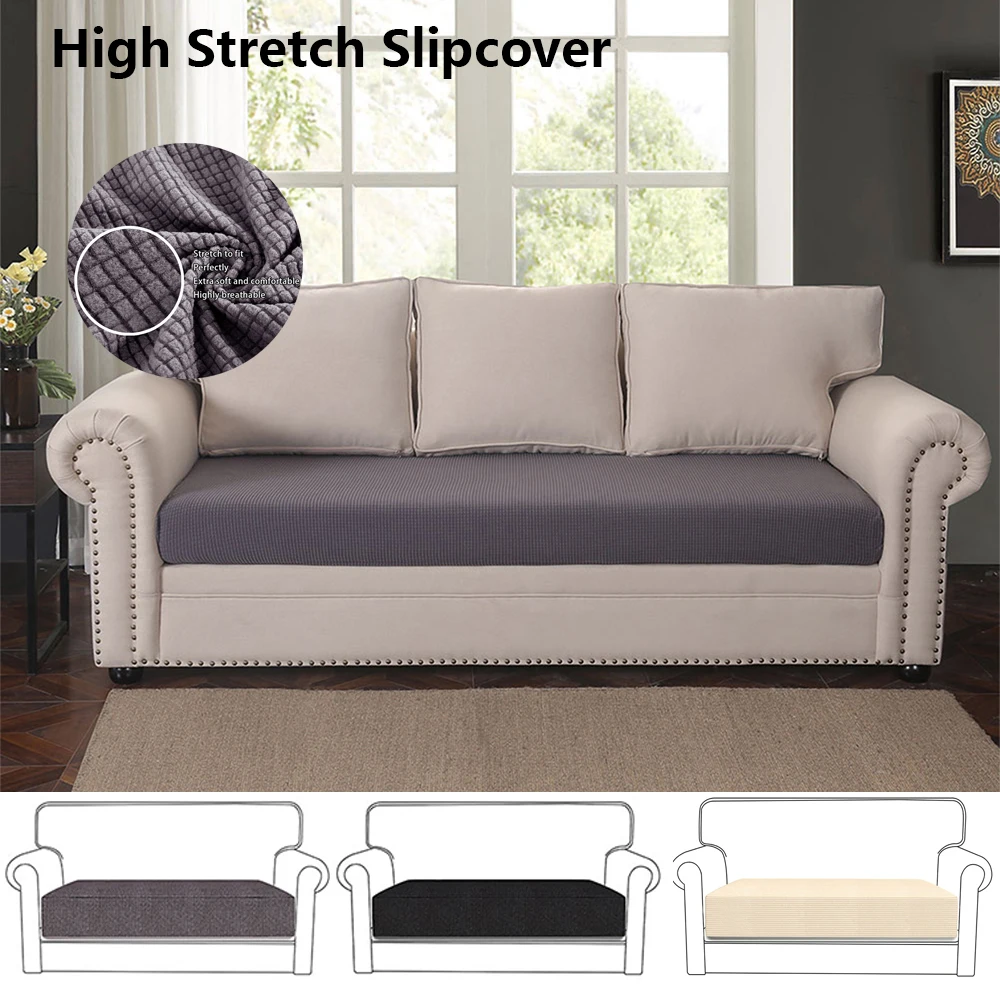 Sofa kissen Schon bezug Spandex Stoff Sofas itz High Stretch Kissen bezug Zwei/Drei-Personen-Sofa kissen Möbels chutz 1St