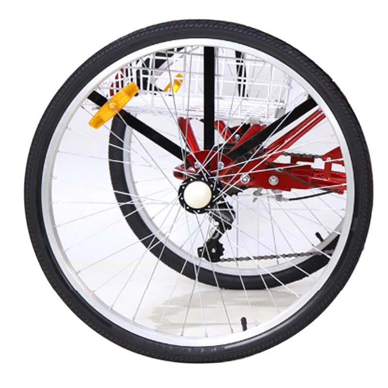 Dreirad Hinterrad 32 Loch Fahrrad Lager Rad 26/24/20 Zoll * 1,75 Reifen Drei Rad Fahrrad Zubehör
