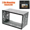 Radio Head Unit Installation rahmen 2din Armaturen Kit Universal für 2din Auto DVD Radio Player Auto Panel Audio Dash Mount Kit Box