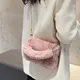 Frauen Fuzzy Umhängetasche lässig pelzigen Umhängetasche vielseitige flauschige Umhängetasche weiche Kunst pelz Top Handtasche süße Schulter tasche