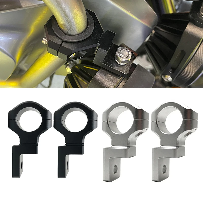 2pcs für bmw r1200gs lc adv r1250gs adventure gsa 2010-2015 motorrad nebels chein werfer halterungen led lichter halterung hilfs lichter Image