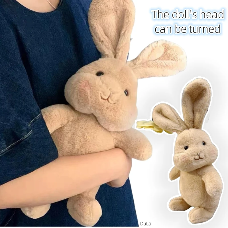 30/40cm ins kawaii Dänemark Kaninchen Plüsch tier gefüllt braune Hasen puppe Baby schlafen Plüsch kissen Geburtstags geschenk für Kinder Dekor Image