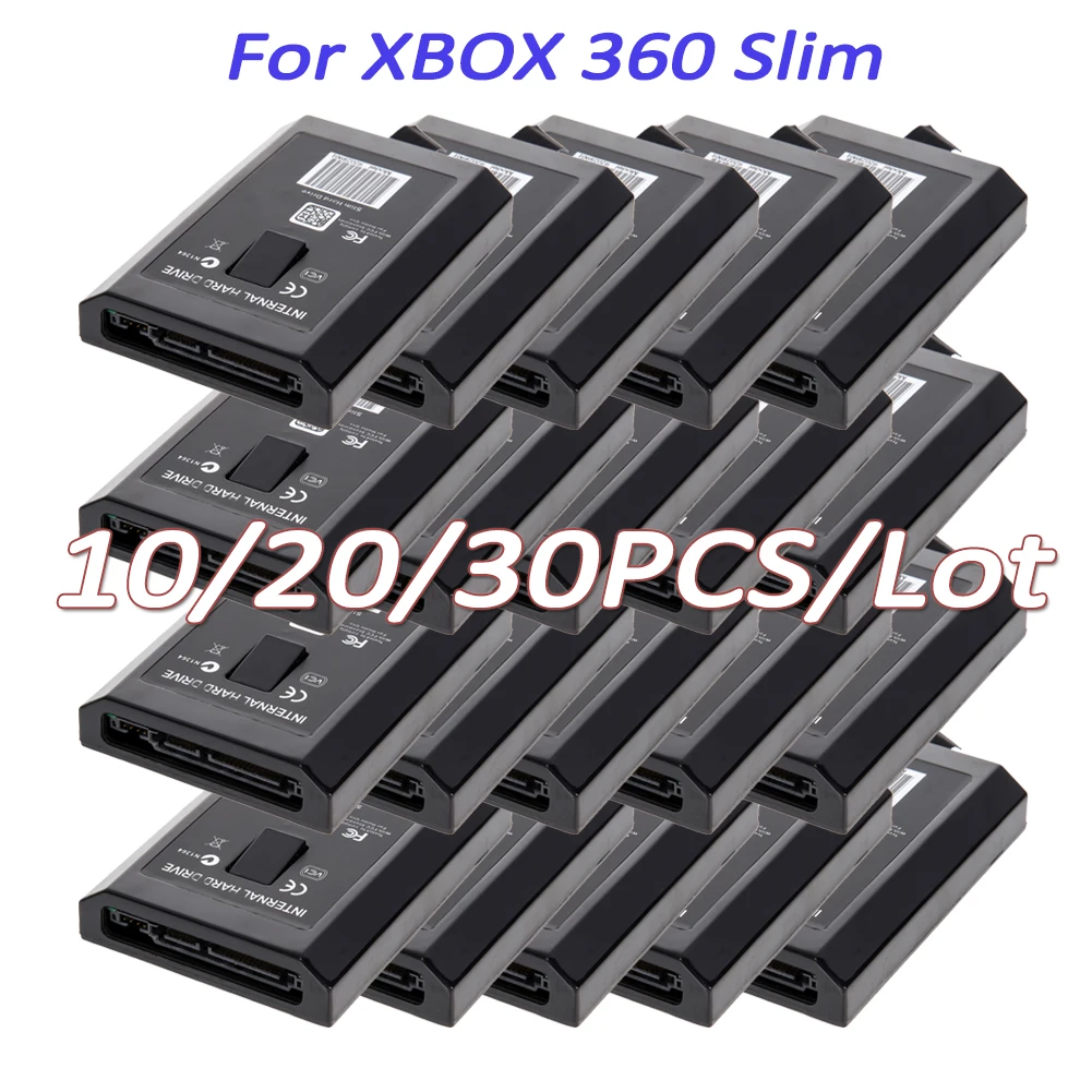 10-30pcs HDD internes Gehäuse für Xbox 120 Slim 20GB 60GB 250GB GB Ersatz spiel zubehör Festplatten laufwerk Caddy HD Box Image