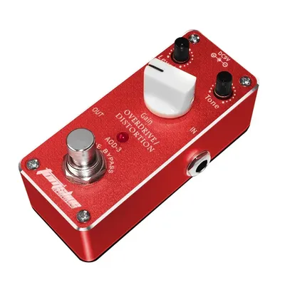 Aroma Gitarre Bass Effekt Pedal AOD-3 Overdrive Distortion Effekt Analog 9V Pedal Musik Instrumente Overdrive Clip Gitarre Teile