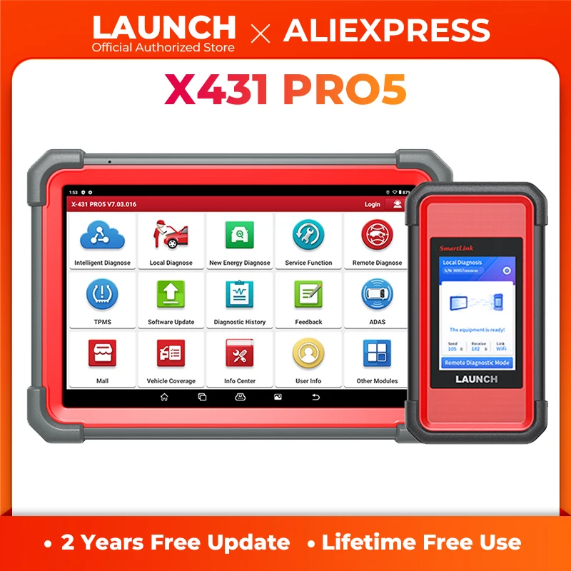 Starten x431 pro5 smart link auto diagnose tools j2534 programmierung auto obd2 scanner diagnose automotive tool pk X-431 v pro3 Image