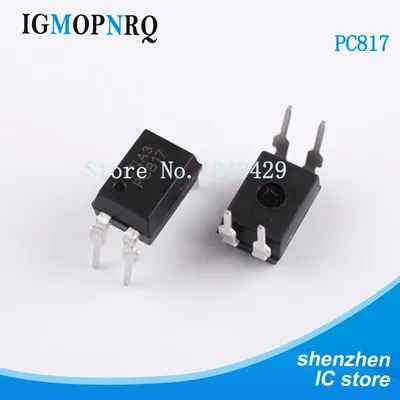 100 Stück pc817 pc817c pc817b el817 817 dip-4 neuer Optokoppler Image