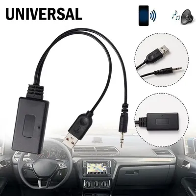 Universal Auto drahtlosen Bluetooth-kompatiblen Empfänger USB 3,5mm Zusatz medien Bluetooth Image