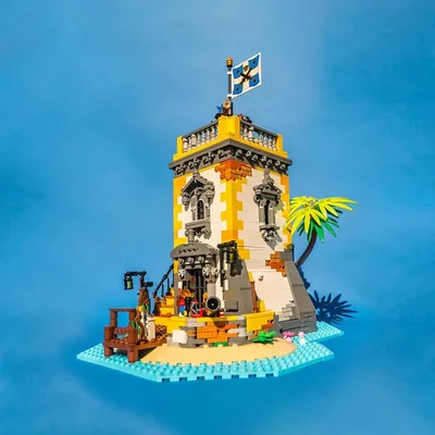 1440 Stück Moc Säbel Insel Anno Domini Marine Barracuda Bay Verteidigung Festung Piraten Bausteine Ziegel Teil Kinder Spielzeug Geschenke Image