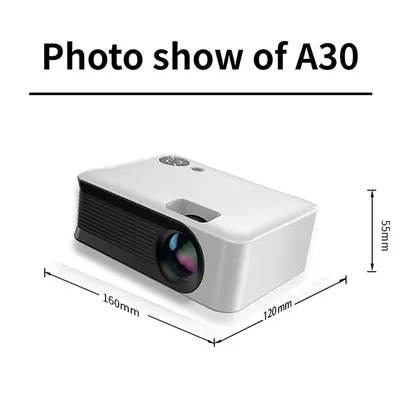 A30 Mini-Projektor Unterstützung 1080p Smart-TV-WLAN tragbare Heimkino-Synchron isation Image