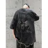 Europäische amerikanische Mode plus Größe T-Shirts Frauen gotischen Stil Brief druck Tops Frauen 2024 Sommer neue Hip Hop große T-Shirts