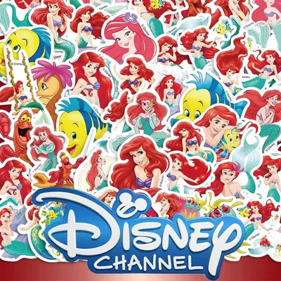 10/30/50 stücke niedlich Disney die kleine Meerjungfrau Aufkleber Aufkleber Laptop Koffer Telefon Notebook Wand Graffiti Aufkleber für Kinder Spielzeug Image
