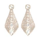 Women's Stud Earrings Drop Earrings Pear Cut Drop Precious Elegant Artistic Sweet Imitation Diamond Earrings Jewelry Silver / Golden For Wedding Party Daily 1 Pair