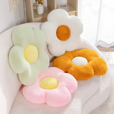 Kissen Blume kreisförmige Form Stoff mit weichen Nickerchen Büro Klassen zimmer Stuhl Kissen Couch Image