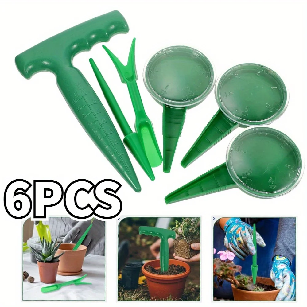 6 teile/satz Sä maschine Set verstellbar Hands aat werkzeug Blumen gemüse effiziente Pflanzung sparen Zeit Pflanzen Garten Handwerkzeuge Image