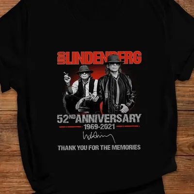 Udo lindenberg Jubiläum Männer T-Shirt weiß Baumwolle T-Shirt alle Größen 1 pt1624 lange oder kurze