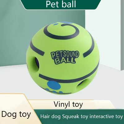 Pet Play Giggle Ball Indoor Outdoor Rolling Bewegung Pet Training Supplies Großhandel Hund