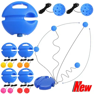 Pickle ball Trainer Pickle ball Ball mit Schnur Pickle ball Zubehör Pickle ball Trainings hilfe für Sport Einzelspieler Erwachsene Image