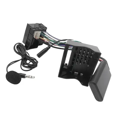 Audio MP3-Musikadapter AUX-IN Radio erweitern Bluetooth-kompatiblen Adapter mit Mikrofon Anruf Freis Image