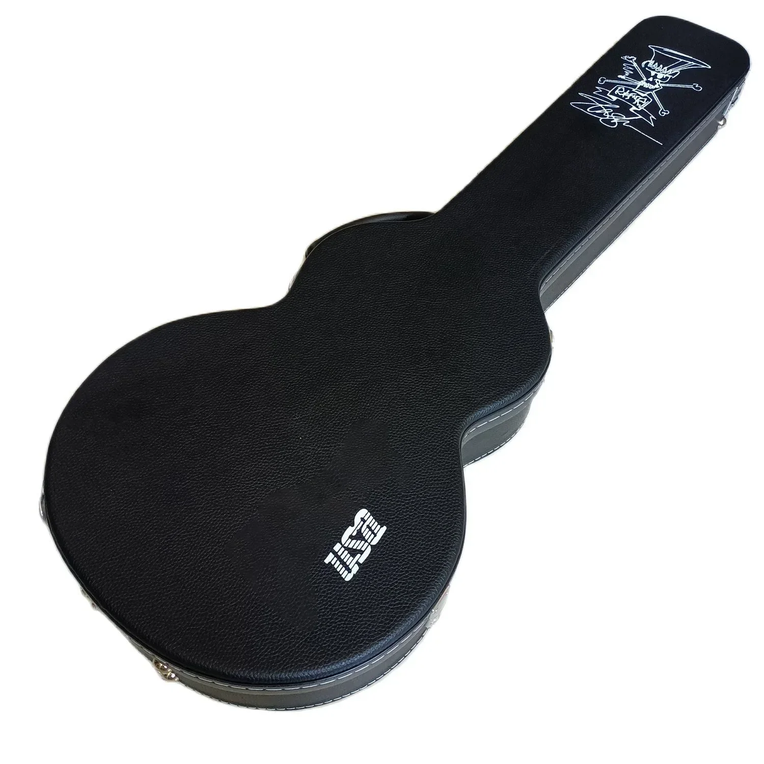 Klassischer, handgefertigter Hartschalen-Gitarrenkoffer, 3 Auswahlmöglichkeiten, hochwertiges PU-Zubehör für Gitarrenteile Image