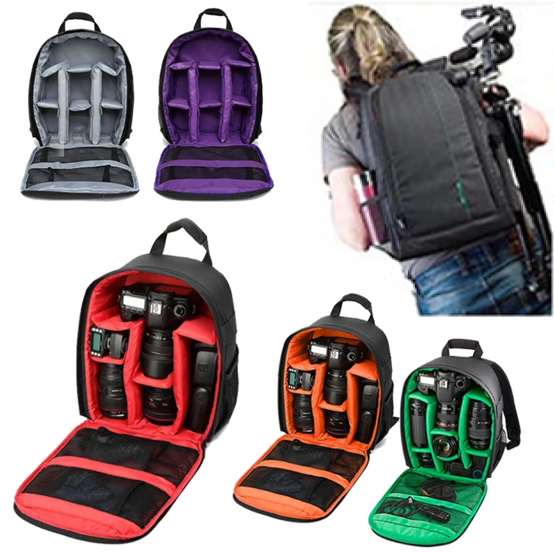 Outdoor Kamera Rucksack Video Digitale Schulter Kamera Tasche Wasserdichte Foto Rucksack Fall DSLR Für Canon Für Nikon Für Sony