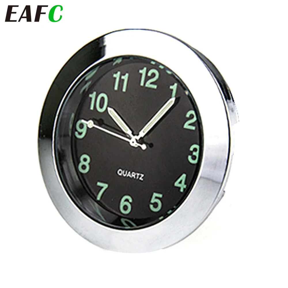 Eafc Auto-Styling Auto Entlüftung Quarzuhr Auto Innen uhr Mini leuchtende digitale Zeiger edle Dekoration Ornamente Image