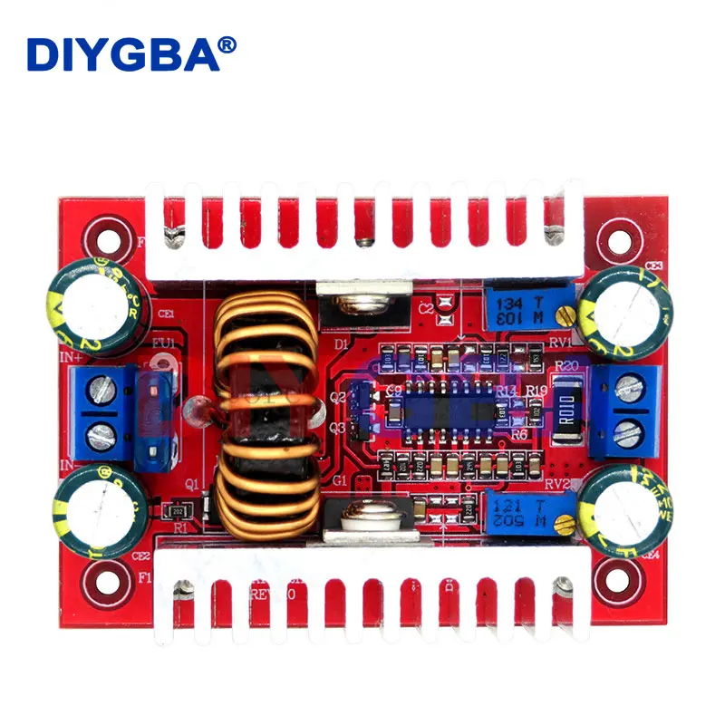 DC 400 W 15 A Step-up-Boost-Konverter Konstantstrom-Netzteil LED-Treiber 8,5–50 V auf 10–60 V Spannungsladegerät Step-Up-Modul Image