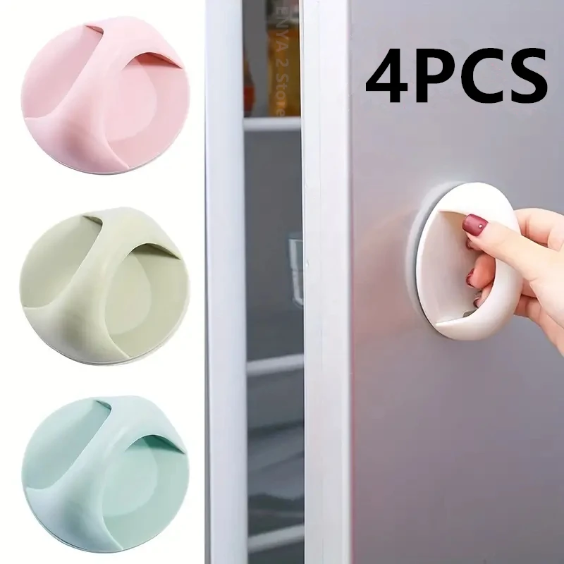 Selbst klebender Schubladen griff Mehrzweck-Schrank knöpfe Helfer Hilfs schrank Schiebetür Fenster griff Saugnapf griffe Image