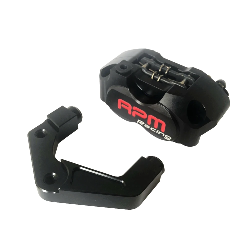 Motorrad 27mm Stoßdämpfer Vorne Halterung/Adapter Für RPM Adelin Frando 82mm Bremssattel Mit 220mm Bremsscheibe Image