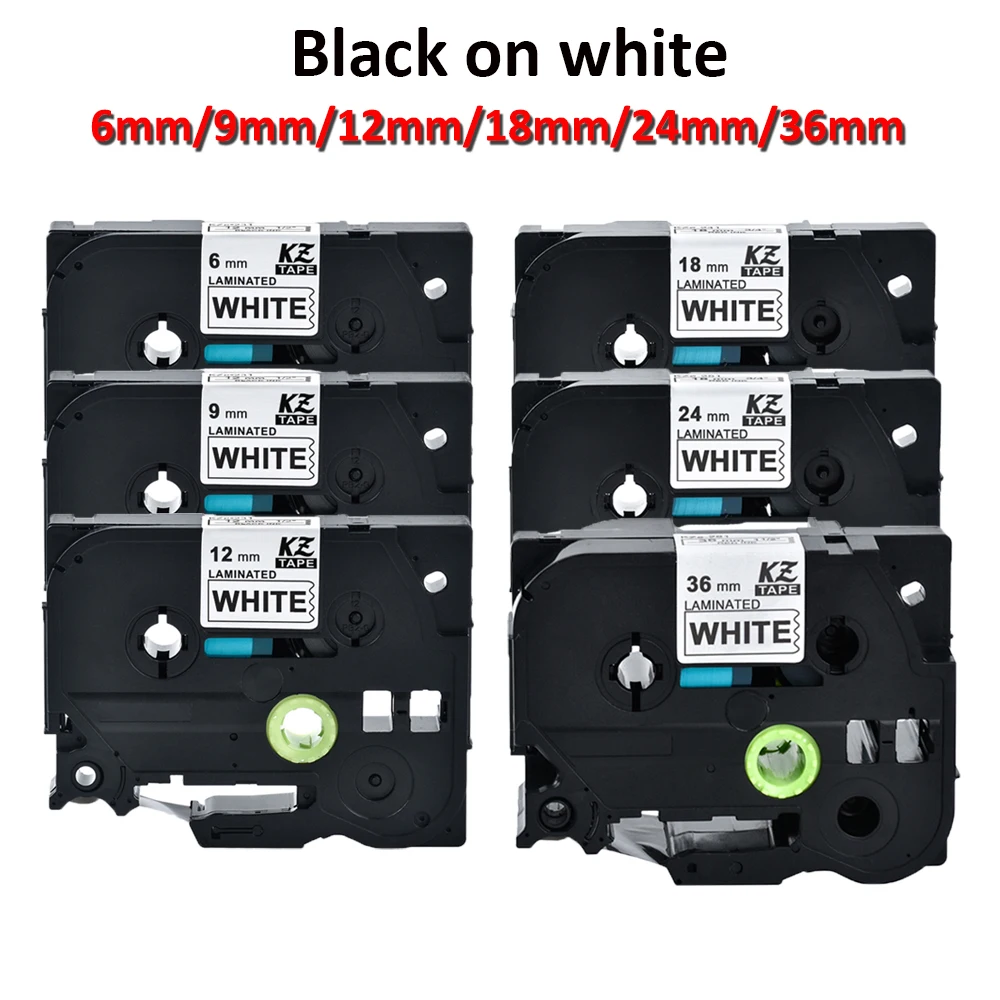 1 Stück 231 kompatibel für Brother 221 tz231 tz221 tz211 6/9/12/18/24/36 mm Etikettenband für Brother p touch PTH110 PTD210 Etikettendrucker Image