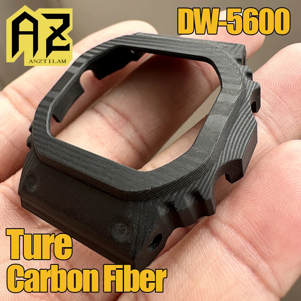 100% Ture Kohle faser Uhrengehäuse für dw5600 casixx Uhren abdeckung für Männer Frauen Hip Hop Schmuck Image