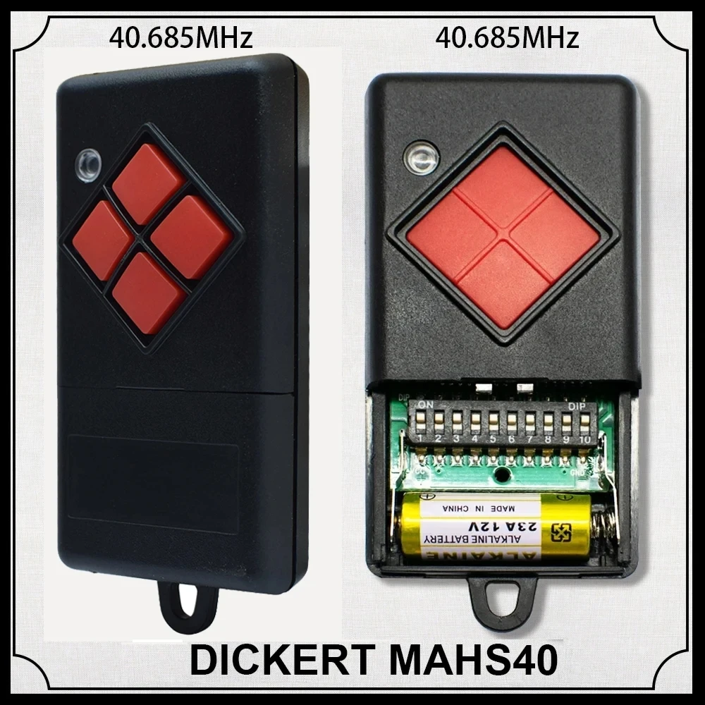 Hands ender dickert 40,685 MHz für dickert MAHS40-01 mahs40-04 40,685 MHz Garagen befehls tor öffner Image