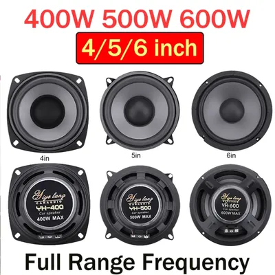 1 pc 4/400 Zoll Auto Hifi Koaxial Lautsprecher 500w 600w w Musik Stereo Voll bereich Frequenz Subwoofer Lautsprecher für Fahrzeug aut