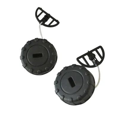 2 stücke Schwarz Tankdeckel Kraftstoff Benzin Tankdeckel Gas Abdeckung Für STIHL 017 018 MS170 MS180 Kettensäge Garten Power Ausrüstung werkzeug Mäher Teil