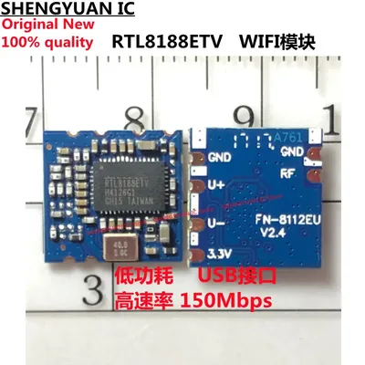 1 stücke rtl8188etv 2,4g wifi modul tablet pc dediziertes signal empfangs modul usb schnitts telle, hohe rate 150mbps rtl8188 neu Image