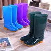 Damen Wasser Stiefel für Frau Regen Schuhe Mode Frauen Wasserdichte Gummi Stiefel Angeln Arbeits Schuh Schuhe Botas Regen Stiefel