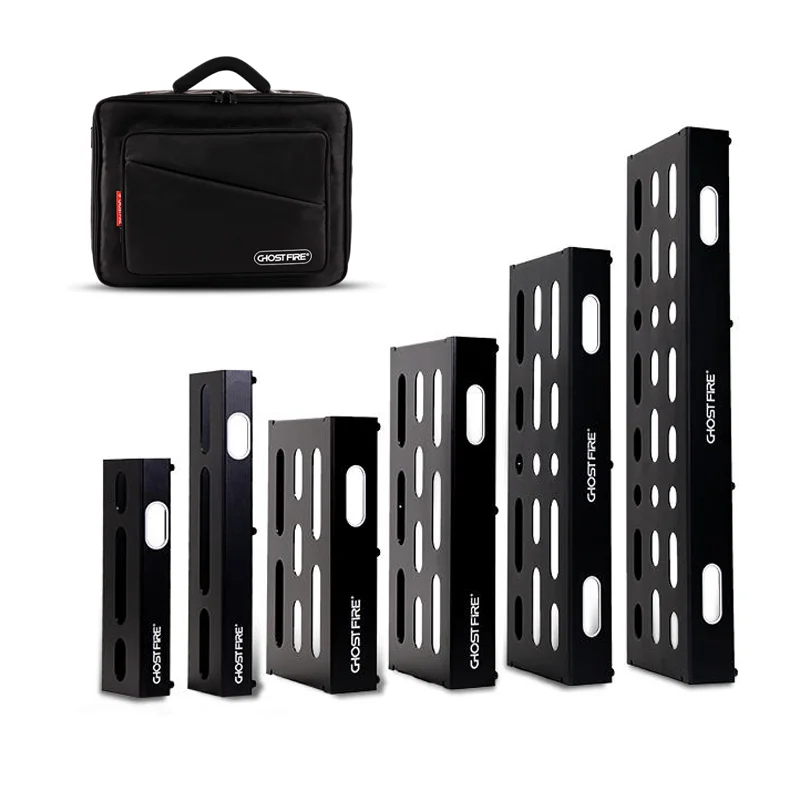 Ghostfire ultra dünne Gitarren effekt Pedal Board Aluminium legierung Pedal board & Effekt Pedal Bag Gitarren zubehör, U-Serie Image