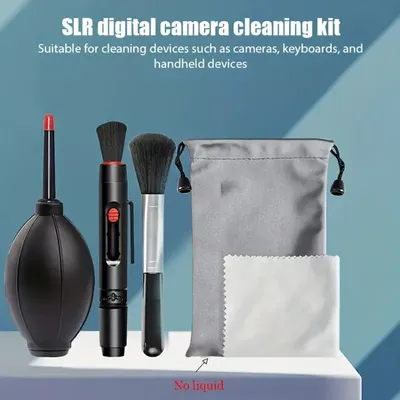 Slr Digital Mirrorless Kamera Reinigungsset Laptop Bildschirm Tastatur Luftblasen Geeignet für Canon Nikon Objektiv Tuch Reinigungsset