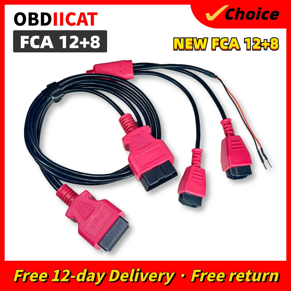 Neues Update für Chrysler-Diagnose 12-poliger Adapter auf 8-poliges fca 12 8-poliges Adapterkabel-Diagnose kabel Image
