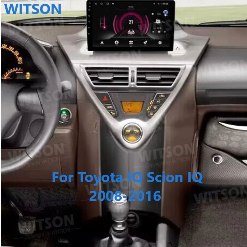 WITSON Android 14 Auto Stereo Für Toyota IQ Scion IQ 2008-2016 Auto Radio Carplay Multimedia GPS Fahrzeug Kopf einheit Image