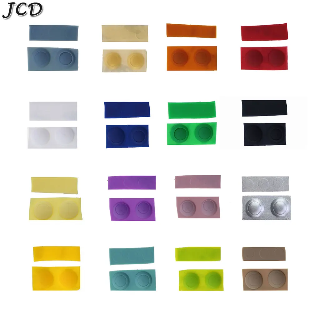 Jcd für gba sp Ersatz schraube Staubs topfen abdeckung Gummis topfen für Gameboy Advance sp Shell Gehäuse Leucht gummi Image