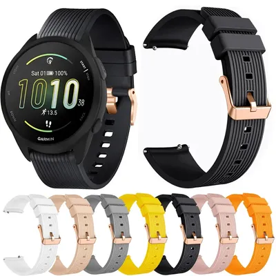 20mm Silikon Armband Armband für Garmin Vivo active 5 3 Move Trend/Venu 2 plus/sq2/Vorläufer 55 Armband Image