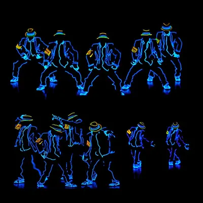 LED leuchtenden tanz kostüm bühne Mida zeigen Fluoreszierende dance licht kleidung leistung kleidung Image