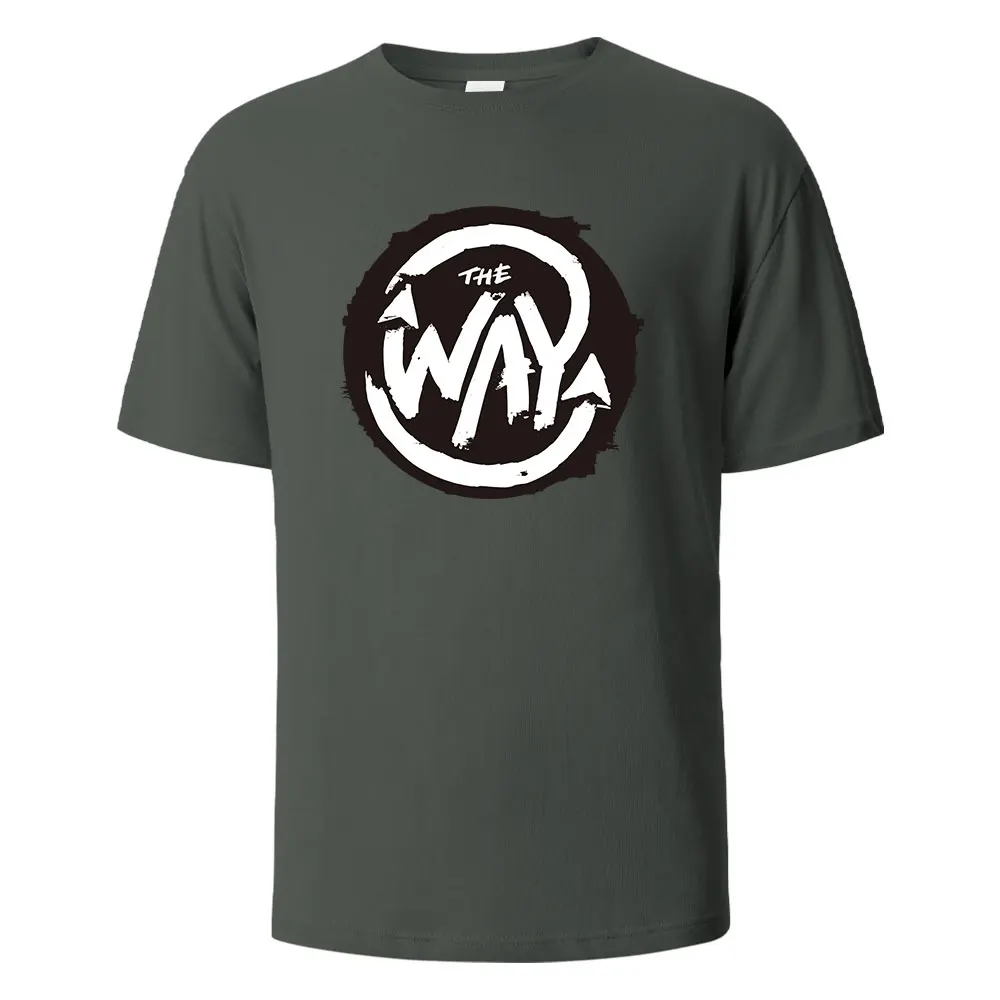 Herren bedrucktes T-Shirt so Streetwear 100% Baumwolle Tops für Männer Frauen Sommer atmungsaktive kurz ärmel ige lässige O-Neck Basic T-Shirts Image