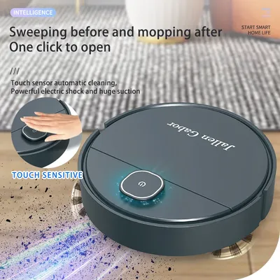 3 in 1 Smart Kehr roboter Home Mini Kehrmaschine Kehren und staub saugen drahtlose Staubsauger Kehr Image